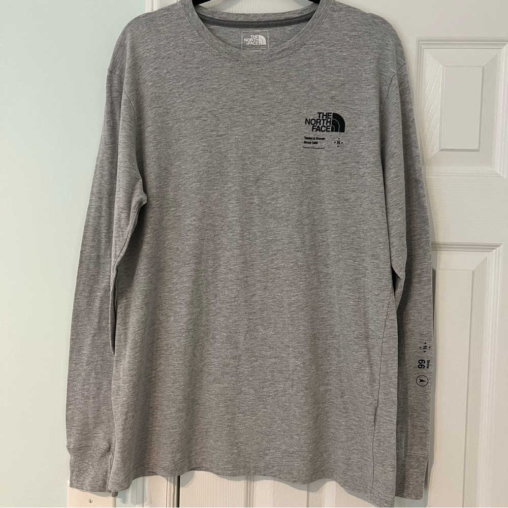 The North Face Gray Long-Sleeve T-shirt